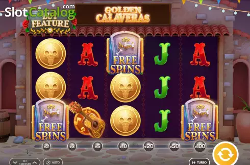 Скрин9. Golden Calaveras слот