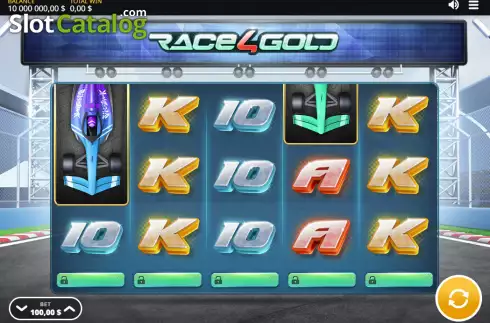 Скрин2. Race4Gold слот