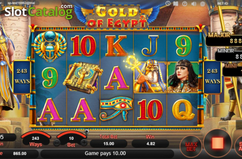 Скрин4. Gold of Egypt (SimplePlay) слот