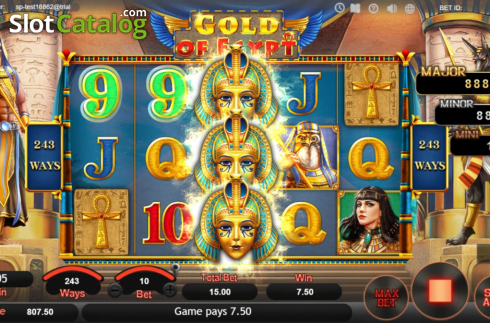 Скрин5. Gold of Egypt (SimplePlay) слот