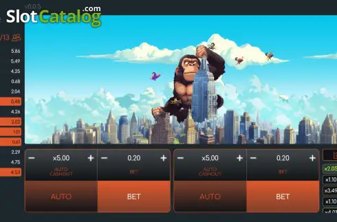 Скрин2. Gorilla Rush слот
