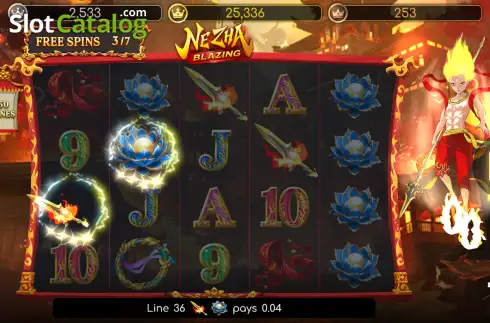 Скрин3. Ne Zha Blazing слот