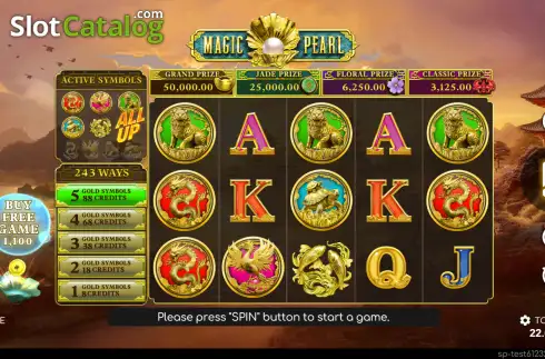 Скрин2. Magic Pearl слот