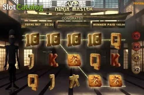 Скрин8. Ninja Master слот