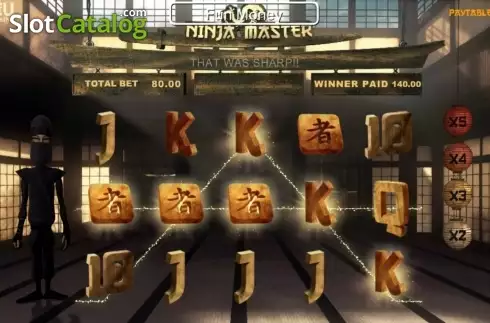 Скрин9. Ninja Master слот