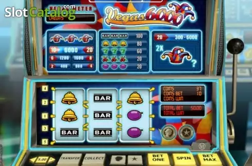 Скрин3. Vegas 6000 слот