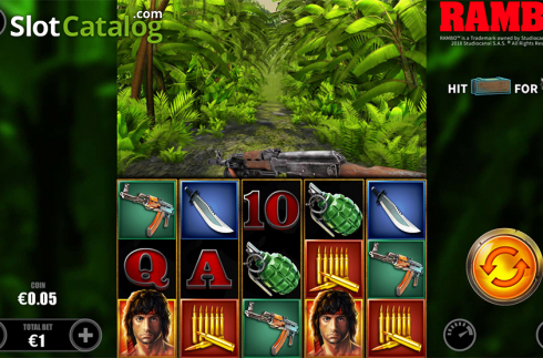 Скрин3. Rambo (Skywind Group) слот