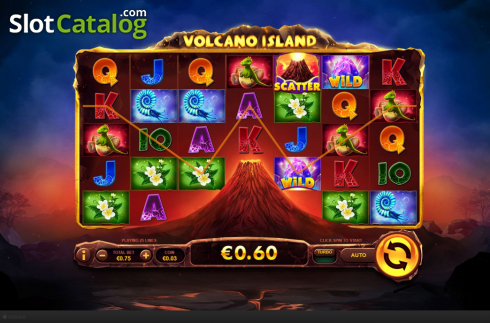 Скрин4. Volcano Island слот