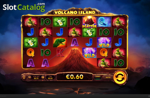 Скрин6. Volcano Island слот