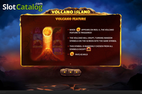 Скрин8. Volcano Island слот