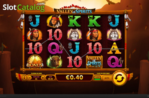 Скрин3. Valley of Spirits слот