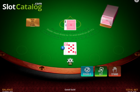 Скрин3. Blackjack (Skywind Group) слот