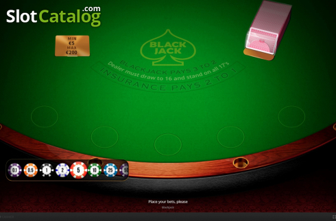 Скрин2. Blackjack (Skywind Group) слот