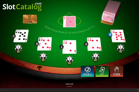 Скрин5. Blackjack (Skywind Group) слот