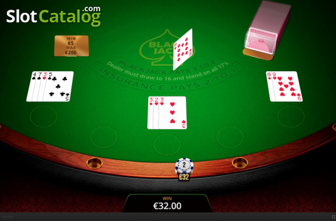 Скрин4. Blackjack (Skywind Group) слот