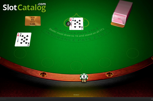 Скрин6. Blackjack (Skywind Group) слот