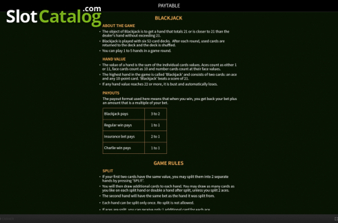 Скрин7. Blackjack (Skywind Group) слот