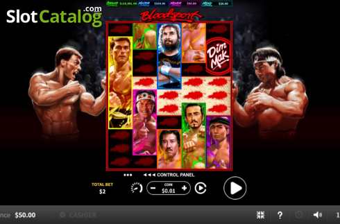 Скрин3. Bloodsport слот
