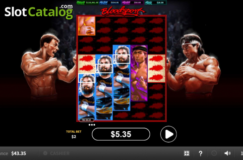 Скрин4. Bloodsport слот