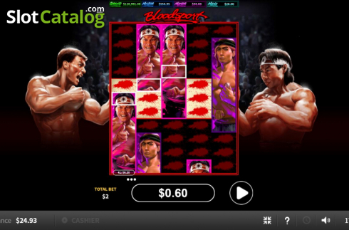 Скрин6. Bloodsport слот