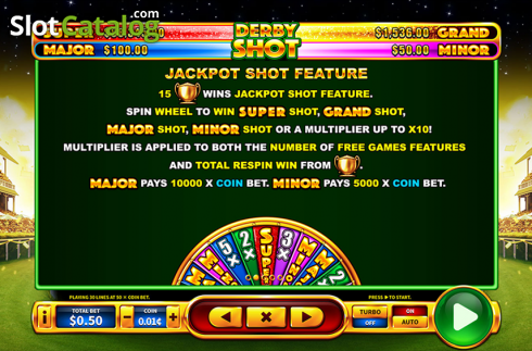 Скрин7. Derby Shot слот
