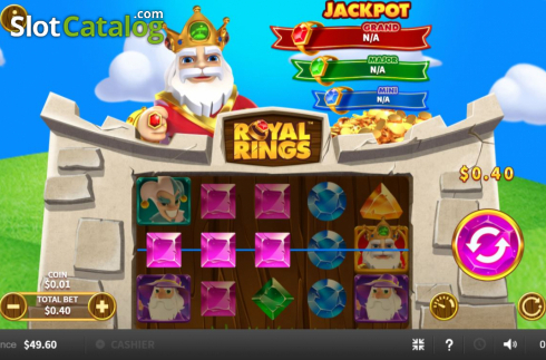 Скрин4. Royal Rings слот