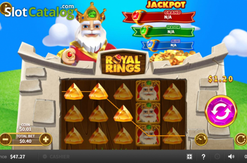 Скрин6. Royal Rings слот