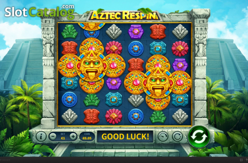 Скрин2. Aztec Respin слот
