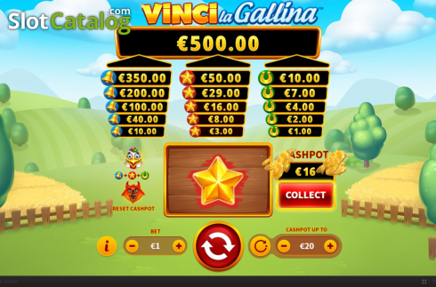 Скрин5. Vinci La Gallina слот