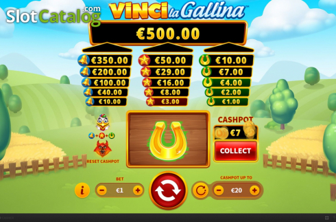 Скрин6. Vinci La Gallina слот