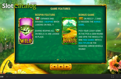 Скрин4. Magic of Oz (Skywind Group) слот