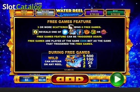Скрин6. Water Reel Deluxe слот