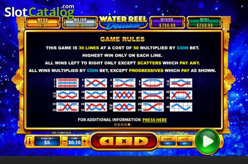 Скрин9. Water Reel Deluxe слот