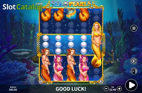 Скрин2. Sea of Pearls слот