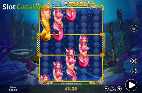 Скрин4. Sea of Pearls слот