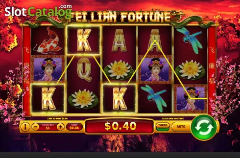 Скрин3. Fei Lian Fortune слот