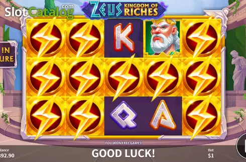 Скрин9. Zeus Kingdom of Riches слот