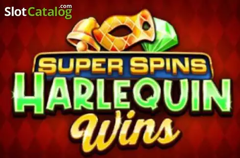 Super Spins Harlequin Wins логотип Super Spins Harlequin Wins логотип