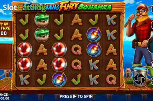 Скрин2. Fisherman's Fury Bonanza слот