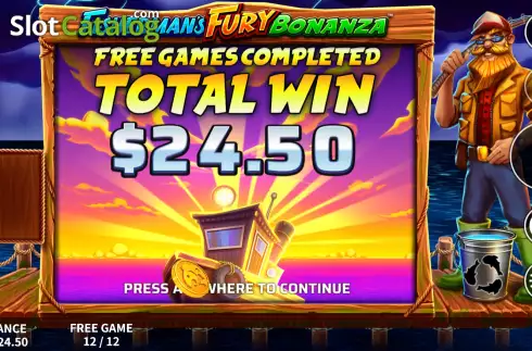 Скрин8. Fisherman's Fury Bonanza слот