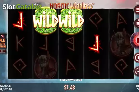 Скрин3. Nordic Winnings слот