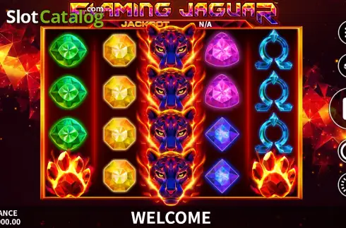 Скрин2. Flaming Jaguar слот