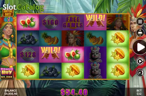Скрин3. Quetzal Quest слот