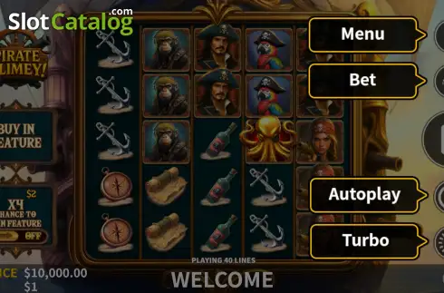 Скрин2. Pirate Blimey! слот