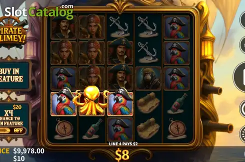 Скрин3. Pirate Blimey! слот