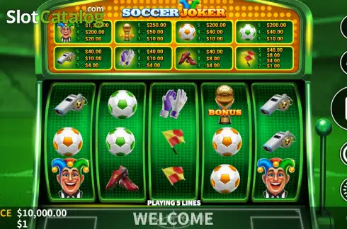 Скрин2. Soccer Joker слот