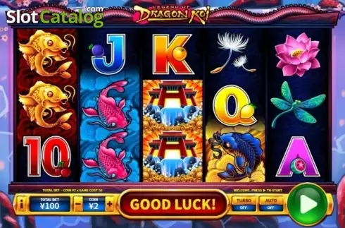 Скрин2. Legend of Dragon Koi слот
