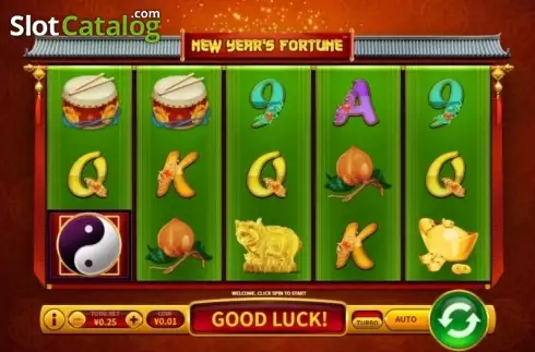 Скрин2. New Year's Fortune слот