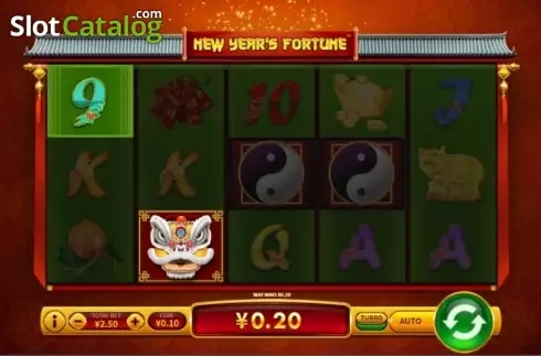 Скрин4. New Year's Fortune слот