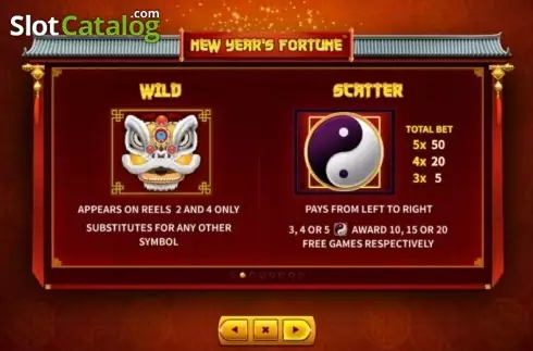 Скрин6. New Year's Fortune слот